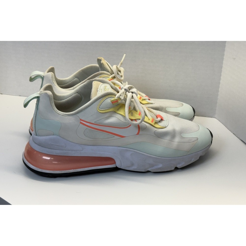 Nike Air Max 270 React 'Pale Ivory' CV8818-102 Women's Sz 10 Shoes